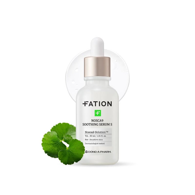 NOSCA9 Soothing Serum S  Rapid Hydrating Calming Serum with 5Layer Ceramide Complex Fresh Centella Asiatica Advanced Barrier Repair for Sensitive Skin Korean Skin Care 101 Fl Oz Pack of 1