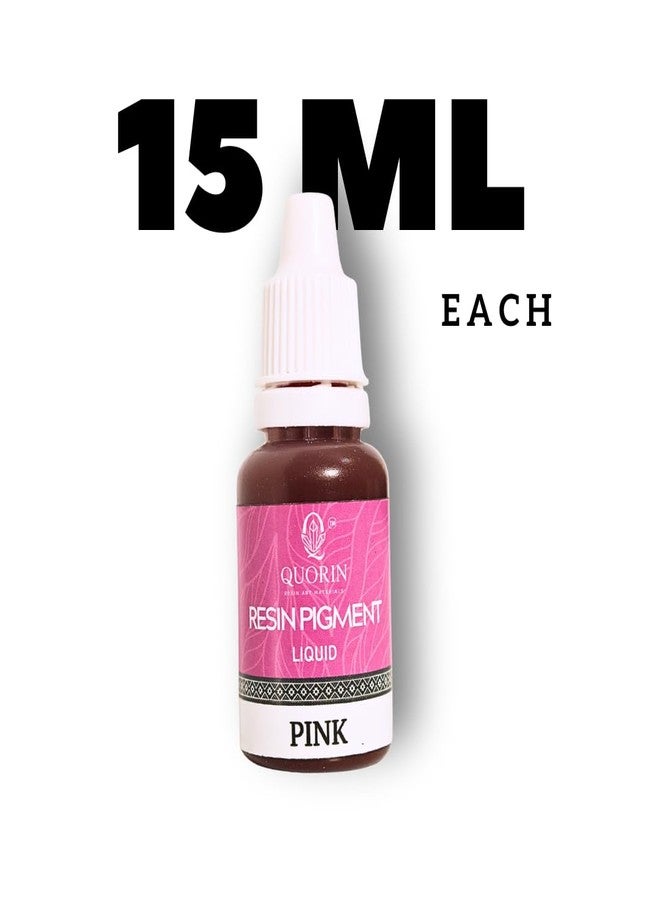 Quorin Liquid Resin Pigment Combo Set for Epoxy Resin | Highly Concentrated Liquid Colorant | Smooth Mixing | For Resin Art, Jewelry & DIY Crafts 15ml each (pack of 6) - Image 5