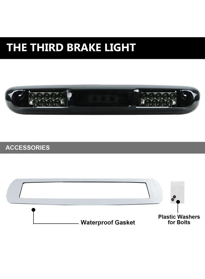 Tresound LED Third 3rd Brake Light for 2007-2013 Chevy Silverado GMC Sierra 1500 2500 3500 HD Classic, Rear Cargo Lamp High Mount Stop light - Image 5