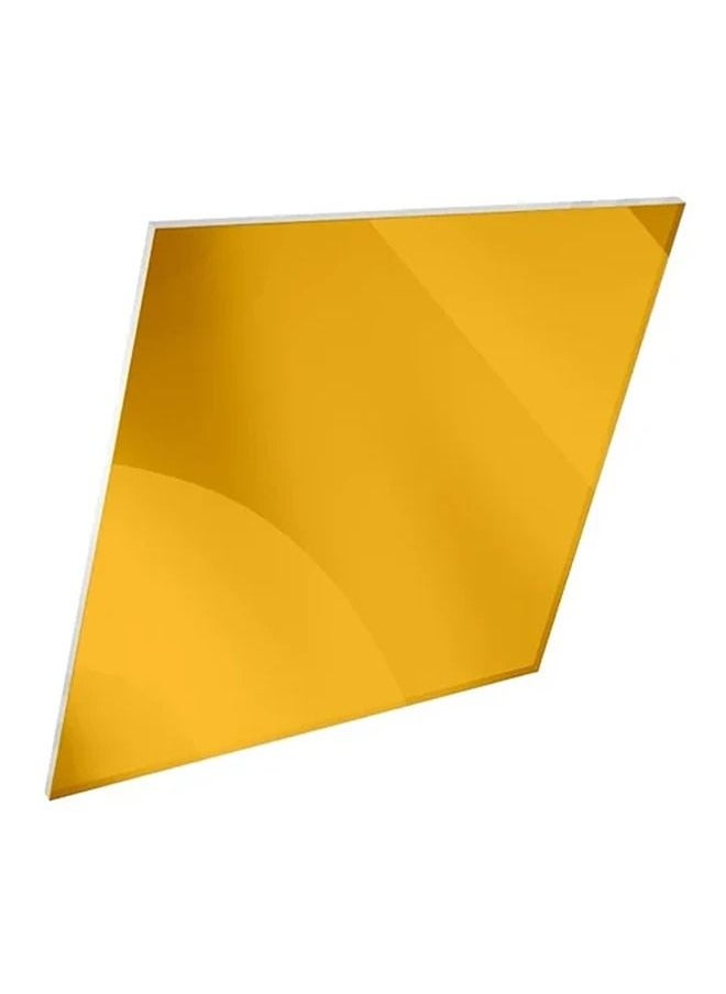 Lamsit Ibdaa LAMSIT IBDAA Acrylic Sheet 3mm Thick Pack of 2 Square Golden Mirror  - Image 2