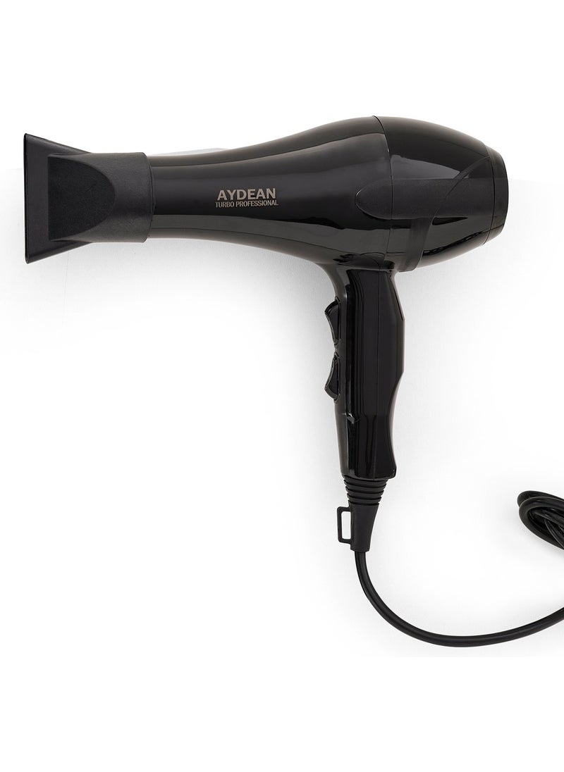 Aydean Professional Hair Dryer Blow Dryer 4200 Black  - Image 1