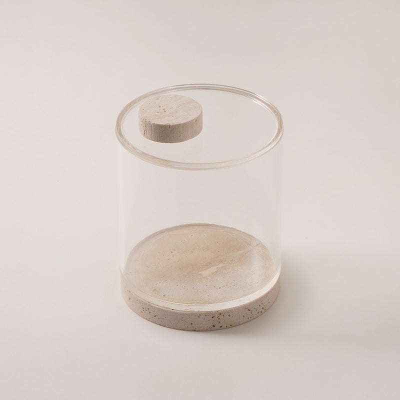 Dallaty sugar pot travertine collection - Image 1
