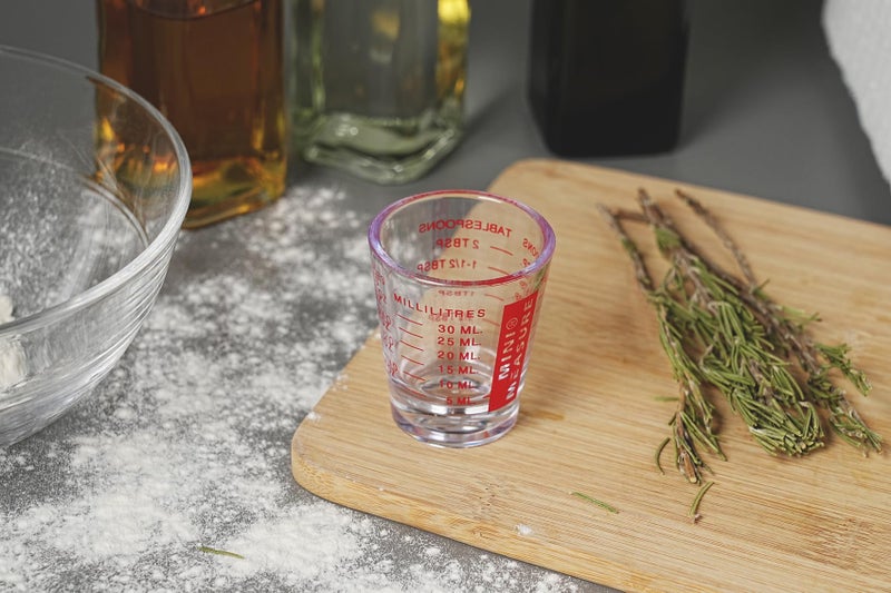 NewTalent New Talent plastic Measuring cup Shot Glass set of 3pcs, Shot Glasses Measuring cup, 26-Incremental Measurement 1oz, 6 Tsp, 2 Tbs, 30ml - Image 5
