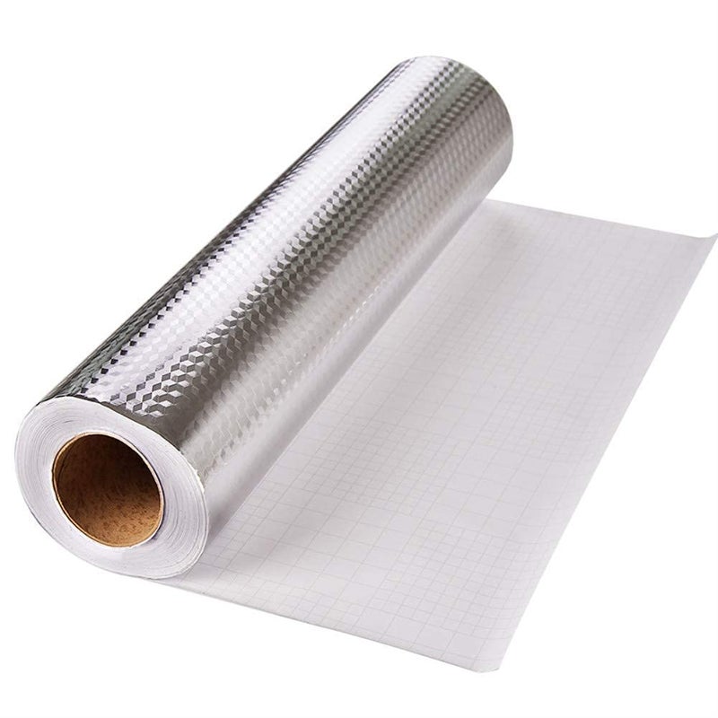 Aluminum Foil Stickers, Kitchen Oil Proof Sticker, Kitchen Backsplash Wallpaper Self-Adhesive Kitchen Wall Stickers Anti-Mold and Heat Resistant for Kitchen  - Image 1