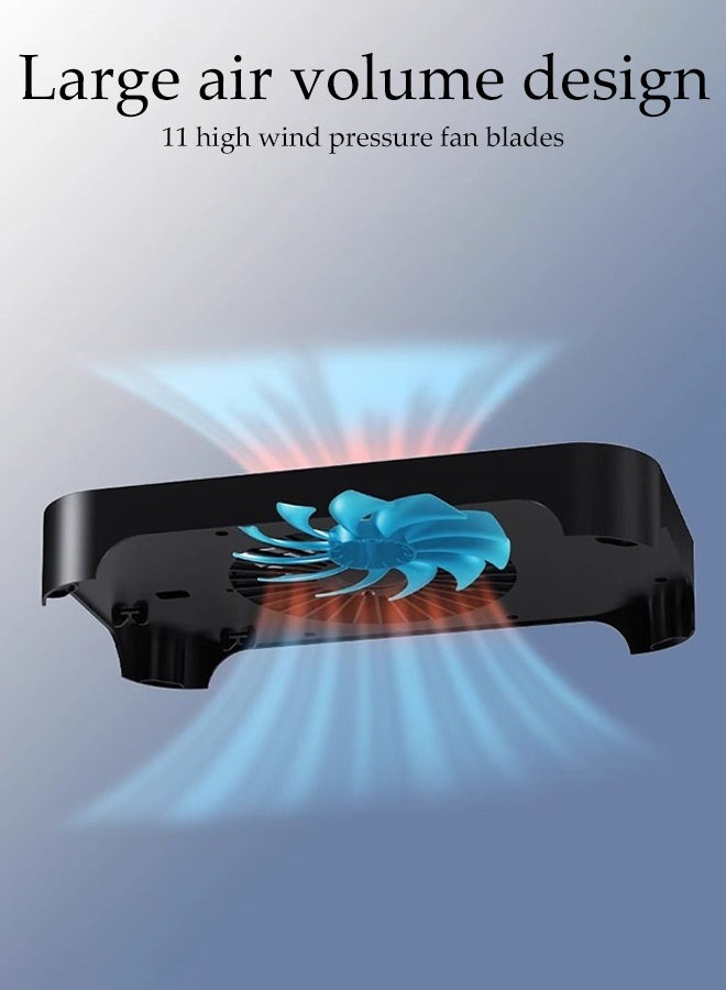 DUNISO USB Router Fan, Airflow 65.8CFM Portable Quiet Fan，Mini Router cooler Compatible for TV Box,TV Receiver and Playstation - Image 4