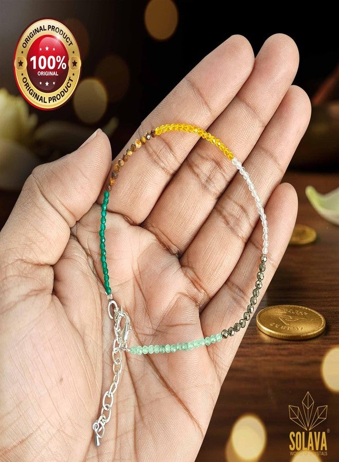 SOLAVA Money Magnet Anklet Original Certified | Dhan Yog Crystal Payal for Women | Money Attraction Anklet for Wealth, Success & Positive Energy - Image 4
