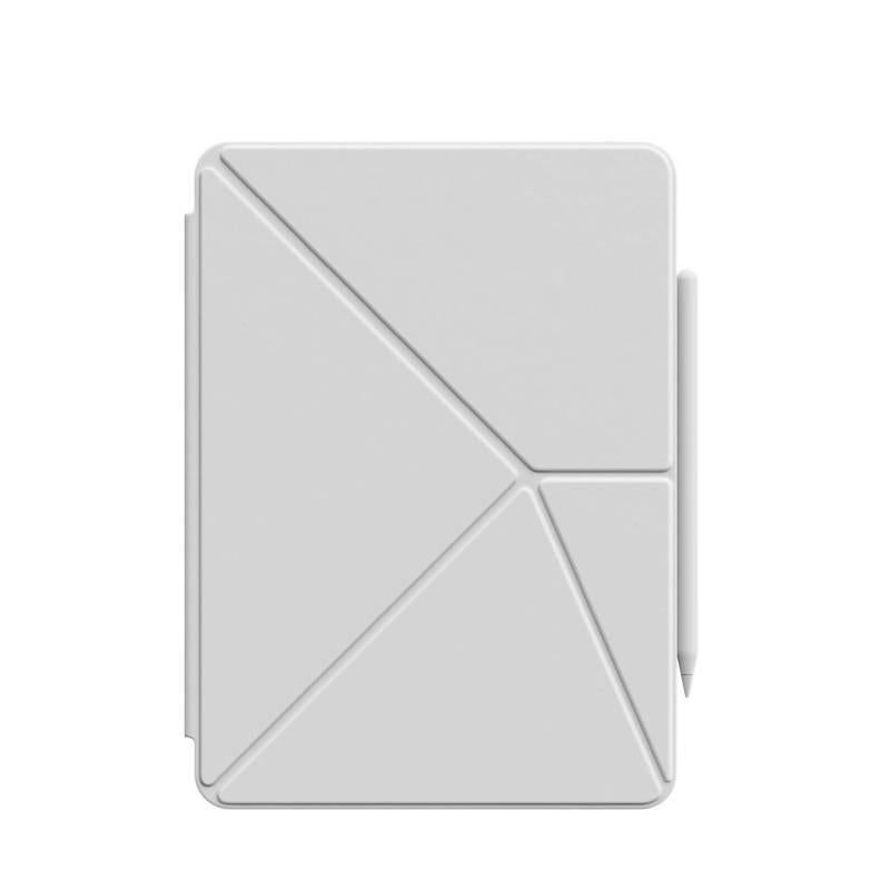 DGG حافظة آيباد ذكية متوافقة مع iPad Air 13 باللون أبيض باللون الأبيض - Image 5