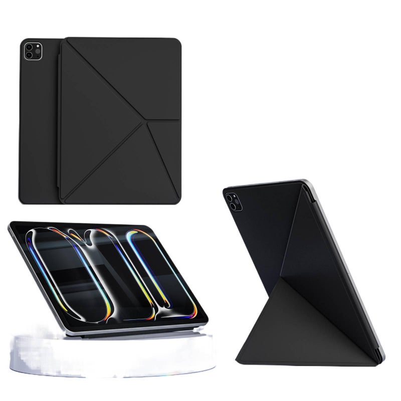 DGG حافظة آيباد ذكية متوافقة مع iPad Air 13 باللون أبيض باللون الأبيض - Image 2