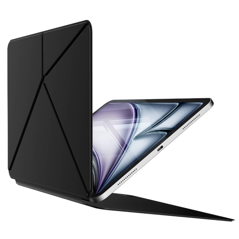 DGG حافظة آيباد ذكية متوافقة مع iPad Air 13 باللون أبيض باللون الأبيض - Image 3
