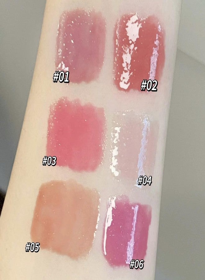 Gege Bear Flower Garden Lip Gloss | Branded Light Feel with Non-Sticky Shine | Chocolate Brown, Cherry Red & Red Lip Color | Glossy, Long-Lasting Crayon-Like Finish | Best Lipstick for Women with Heart Tip (02#Coral Charm, 2g) - Image 2