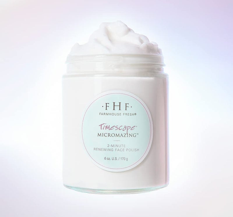FarmHouse Fresh FarmHouse Fresh Face Exfoliator PlantBased Face Scrub Gentle Exfoliating Face Polish With Cucumber Extract Timescape Micromazing Facial Polish 6 Oz