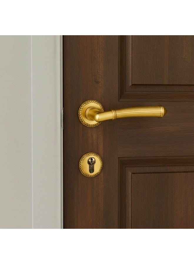 Siag Rosetta Copper Door Handle 1511 - Image 1