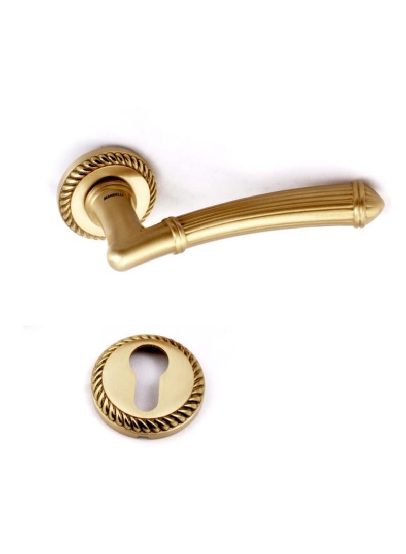 Siag Rosetta Copper Door Handle 1511 - Image 2