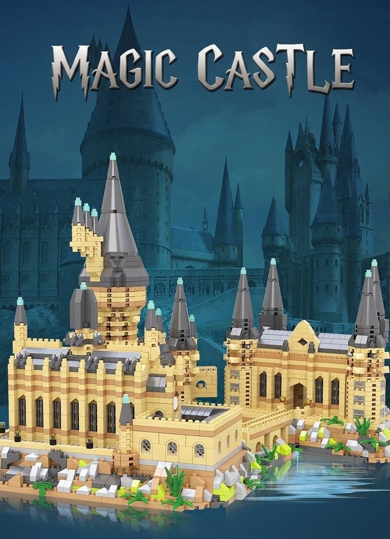 Hogwarts Castle building block toy set, suitable for ages 7 and up, 6,998 pieces. - Image 2