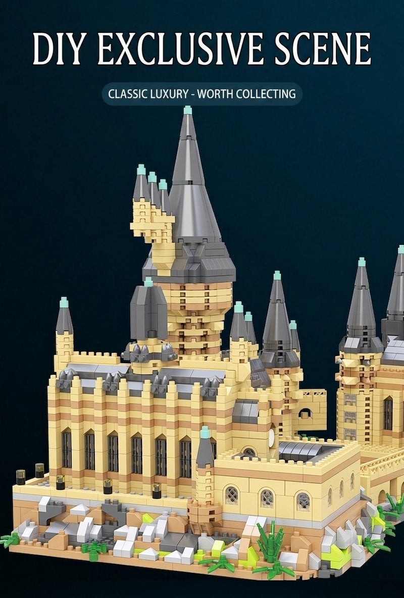 Hogwarts Castle building block toy set, suitable for ages 7 and up, 6,998 pieces. - Image 5