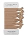 Cyndibands Elastic Hair Ties Dark Golden Blonde Gentle Hold Ribbon Ponytail Holders 6 Count - Image 2
