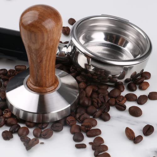 Omgogo Stainless Steel Coffee Tamper 53mm Barista Espresso Base Coffee Bean Press - Image 4