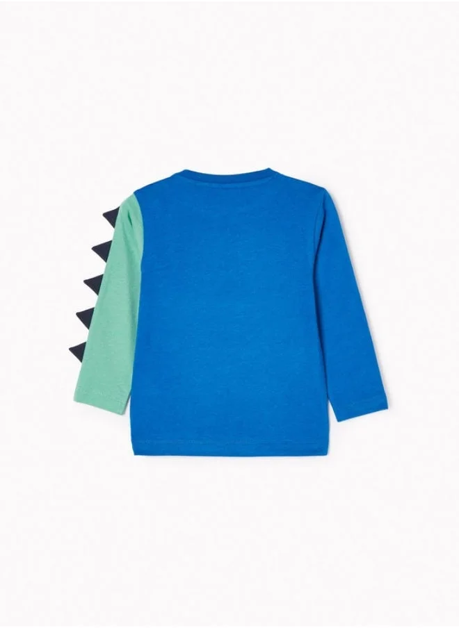 Zippy Zippy Long Sleeve Cotton T-Shirt For Baby Boys
