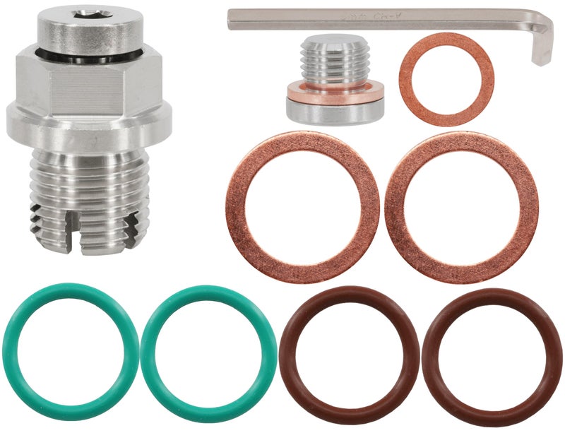 Dsnaduo M16115 x 15mm Oversize Oil Drain Plug Stainless Steel Self Tapping Oil Pan Thread Repair Kit