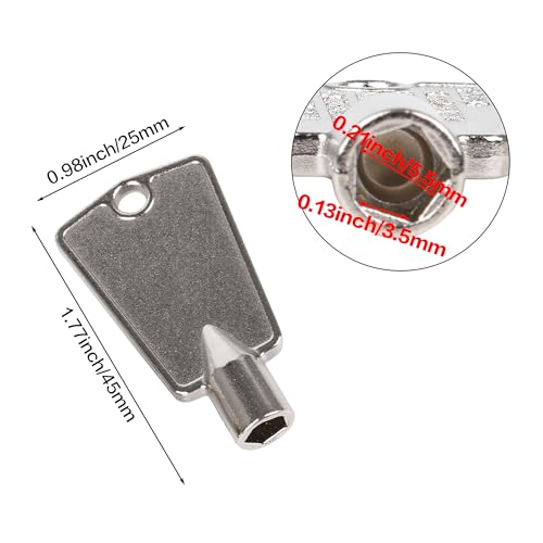 RDEXP 1.77x0.98inch Freezer Door Keys Replaces AP6012757 Set of 4 AP2940188 WP842177 - Image 4