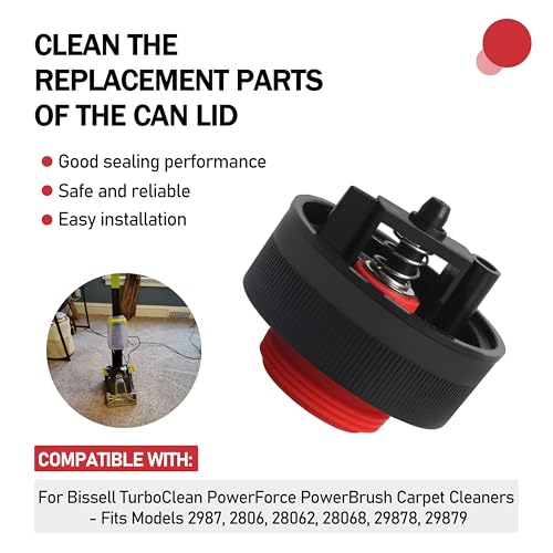 Rsoise Clean Tank Cap Replacement for Bissell TurboClean PowerForce PowerBrush Carpet Cleaners - Fits Models 2987, 2806, 28062, 28068, 29878, 29879 - Image 3