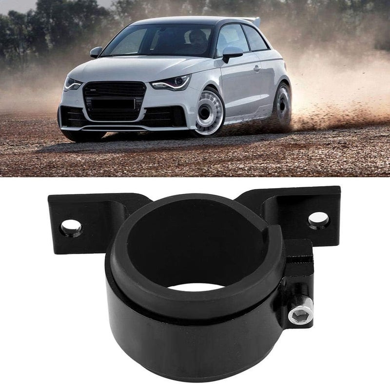 woobles Fuel Filter Mounting Bracket, Aluminum Alloy 50mm Car Fuel Pump Mounting Bracket Single Filter Clamp Cradle(Black) - Image 4