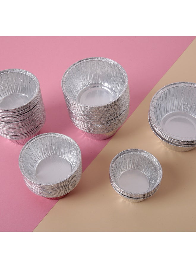 Generic Guangzhou Cake Mold Aluminum Foil Steamed Cake Bowl Cake Oyster Cup Oven Disposable Steamed Cake Tin Paper Cup Wholesale-Specifications:Large 2150 3000  - Image 3
