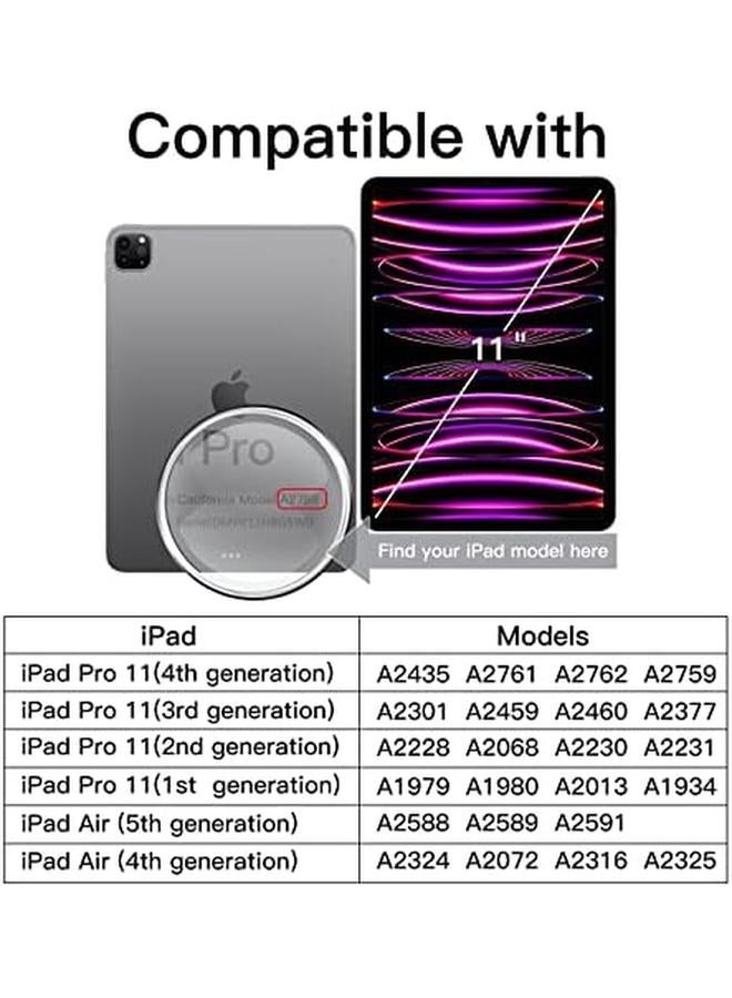 جي تيك واقي شاشة ورقي لجهاز ايباد اير 5 4 10.9 انش وايباد برو 11 انش موديل 2022 2021 2020 2018، فيلم ورقي غير لامع مضاد للتوهج للرسم - Image 1