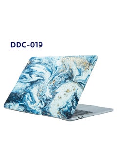 Generic For Apple Notebook Protective Case Air Pro Color Painted Marble Macbook Case Protective Case-Color:DDC-019-Applicable Model:15.4 Pro A1707/A1990  - Image 1