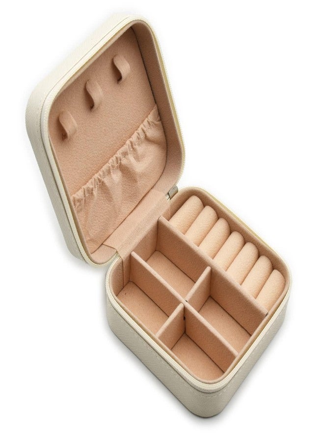 PIHARVA Mini Jewelry Travel Case – Small PU Leather Jewelry Organizer Box for Women | Portable Storage for Rings, Earrings, Necklaces & Bracelets - Image 1