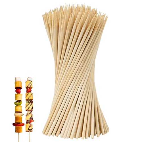 Perfect Stix Semi- Pointed Corn Dog Stick Skewers 8.5" x 3/16" ( pack of 1000) - Image 1