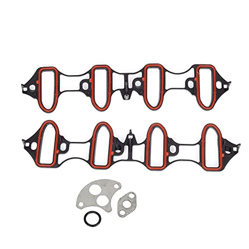 Vincos Intake Manifold Gasket Ms92211 Ms18007 Ms4657 Ms16340 Compatible with Tahoe 00-03 5.3l 4.8l Silverado/Sierra 01-03 6.0L Silverado/Sierra/Yukon XL/Suburban/Avalanche 1500 02 03 5.3L - Image 1