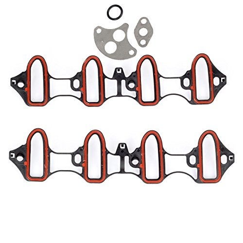 Vincos Intake Manifold Gasket Ms92211 Ms18007 Ms4657 Ms16340 Compatible with Tahoe 00-03 5.3l 4.8l Silverado/Sierra 01-03 6.0L Silverado/Sierra/Yukon XL/Suburban/Avalanche 1500 02 03 5.3L - Image 5
