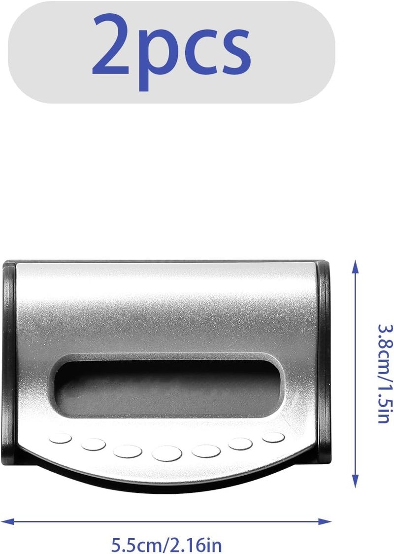 Tabanzhe 2 PCS Car Universal Seat Belt Clip - Adjustable Seat Belt Insert Buckle Locking Clip for Comfort - Image 2