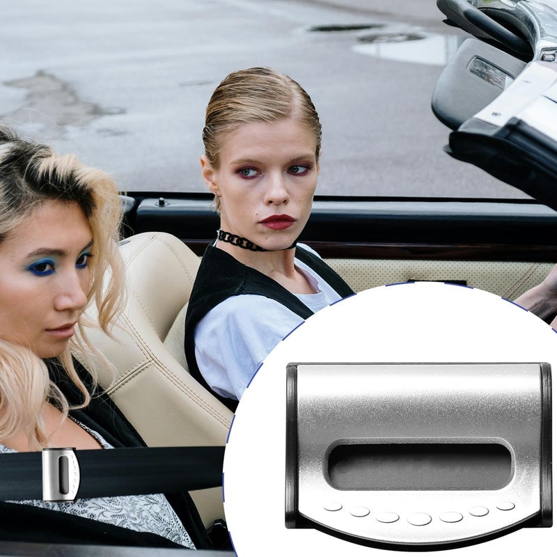 Tabanzhe 2 PCS Car Universal Seat Belt Clip - Adjustable Seat Belt Insert Buckle Locking Clip for Comfort - Image 5