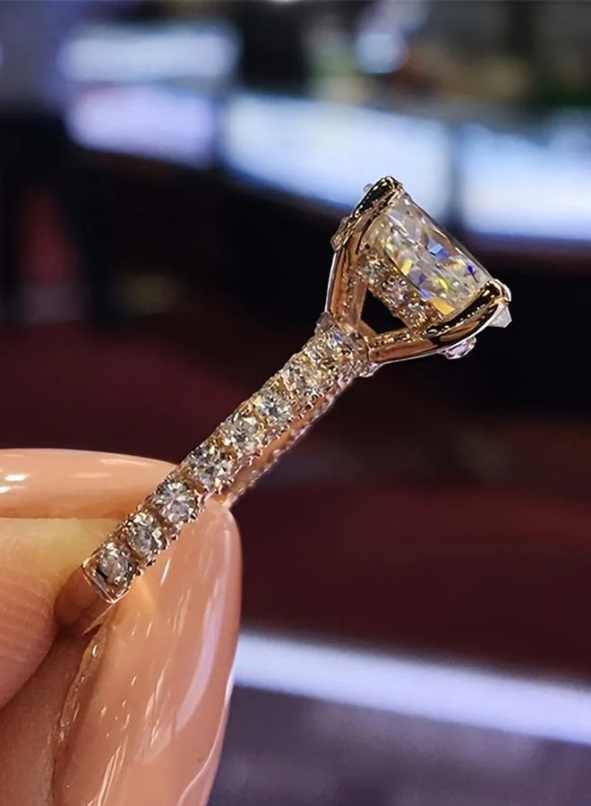 تايك تو Take Two Rhinestone Embellished Ring