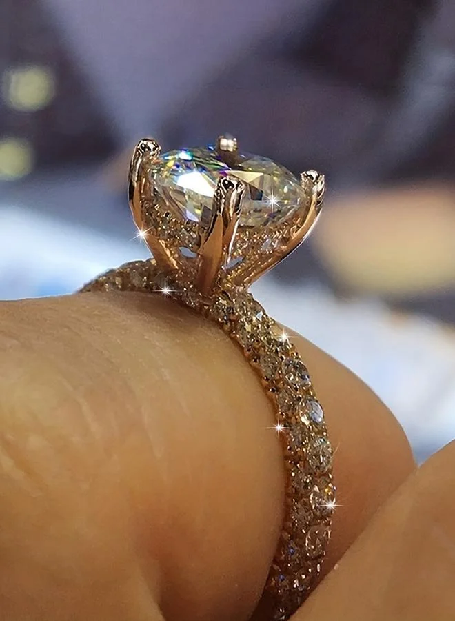 تايك تو Take Two Rhinestone Embellished Ring