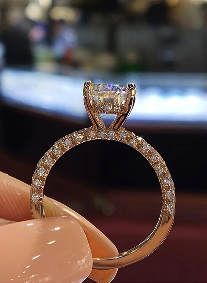 تايك تو Take Two Rhinestone Embellished Ring