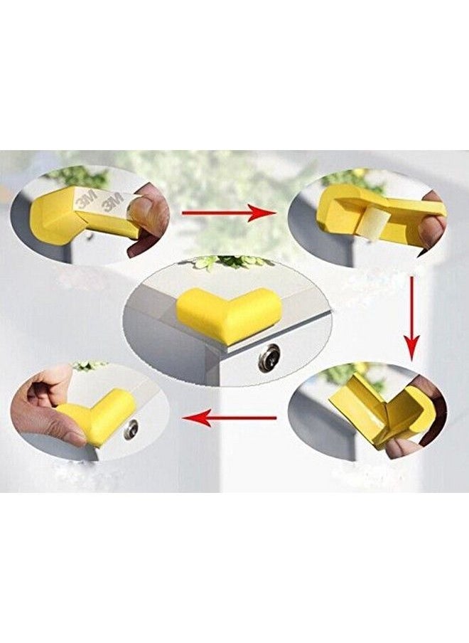 Kuhu Creations Premium Baby Kids Safety Corner Edge Cushion Protector Guard. (8 Units Butter Yellow)  - Image 4