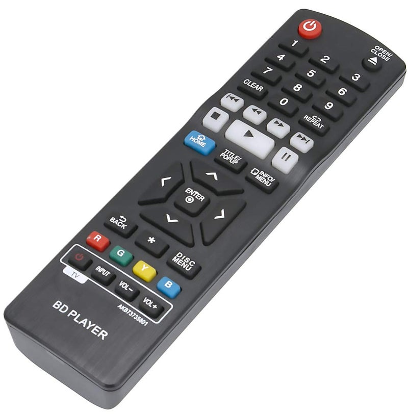 Vinabty AKB73735801 Replaced Blue ray Player Remote fit for LG Blu-ray Disc DVD Player UP970 BP330 BP530 BP540 BP735 Bp735b BPM33 BPM54, Sub AKB73735806 AKB73896401 - Image 2