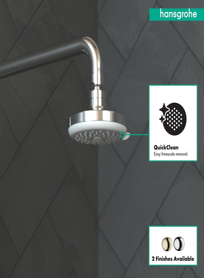 hansgrohe 100 Showerhead E 3-Jet, 2.5 GPM - Image 4