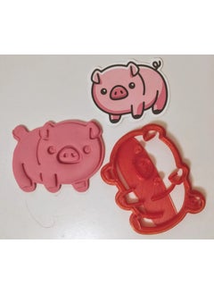 Internos Design 3-Piece Pig Shaped Cookie Molds 