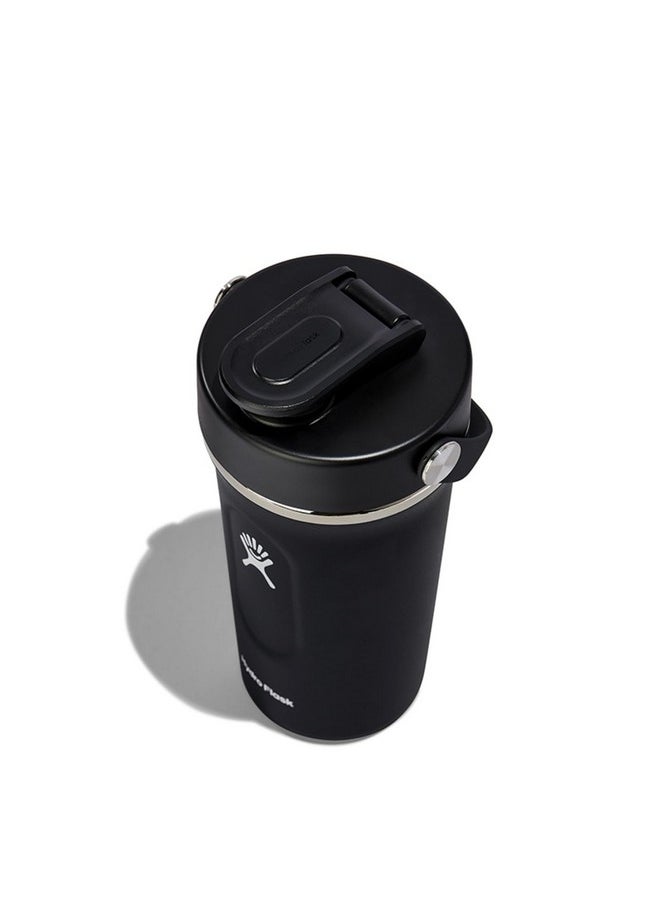 Hydro Flask Flask 24 Oz Insulated Shaker Bottle Black  - Image 2