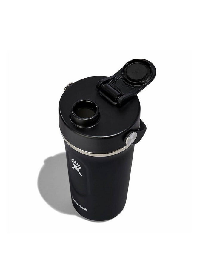 Hydro Flask Flask 24 Oz Insulated Shaker Bottle Black  - Image 3