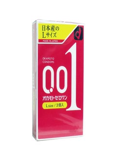 OKAMOTO 0.01 Ultra-Thin Condoms - Japanese Boutique, 3-Pack for Ultimate Sensitivity 