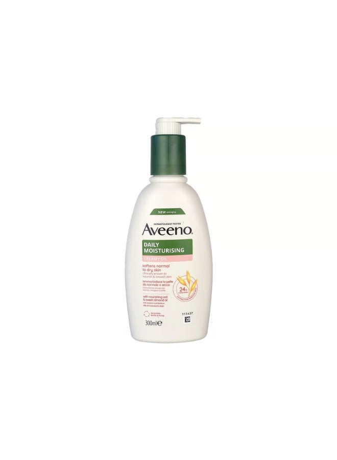 Aveeno Daily Moisturizing Creamy Oil 300ml - Image 1