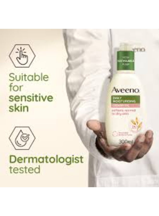 Aveeno Daily Moisturizing Creamy Oil 300ml - Image 2