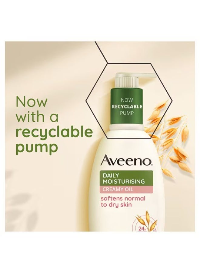 Aveeno Daily Moisturizing Creamy Oil 300ml - Image 3