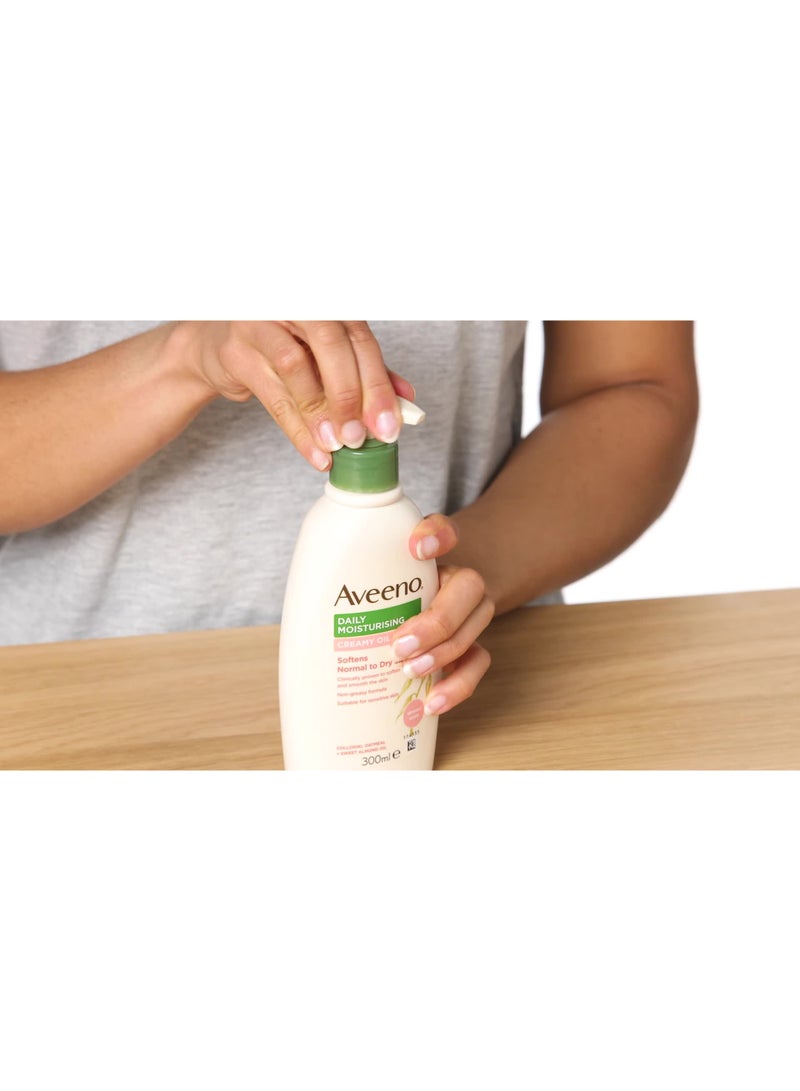 Aveeno Daily Moisturizing Creamy Oil 300ml - Image 4