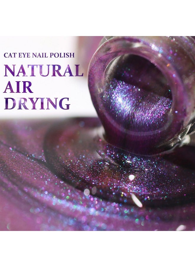 MAJOR DIJIT Cat Eye Nail Polish Quick Dry Glitter Nail Polish With Magnetic Stick Vegan And Crueltyfree Nail Paint Art For Nail Salon  - Image 3